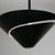 Mid-Century Modern Black Small Snail Ceiling Lamp by Serge Mouille For Sale - Image 4 of 8