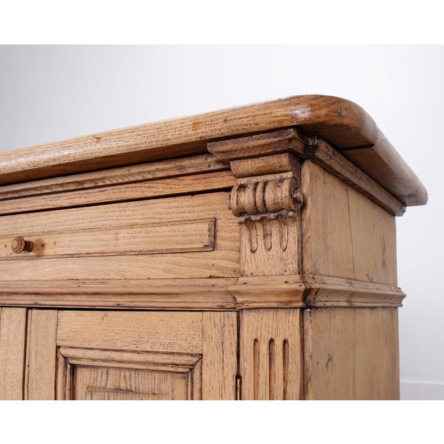 Country French Provincial Bleached Oak Enfilade Sideboard 8 Ft For Sale - Image 17 of 18