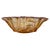 Gold Mid-Century Czech Amber Pressed Glass Decorative Bowl, 1960s For Sale - Image 8 of 8