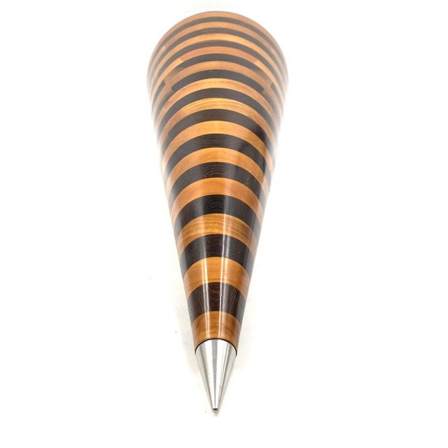 Wooden Cone Sculpture from Salmistraro Italy, 1970s For Sale - Image 12 of 18