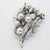 Italian Vintage Italian Handmade Genuine Silver Christmas Decoration Holly Miniature For Sale - Image 3 of 9