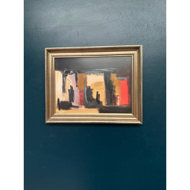 R. Adiels, Abstract Composition, 1950s, Acrylic, Framed For Sale - Image 11 of 11
