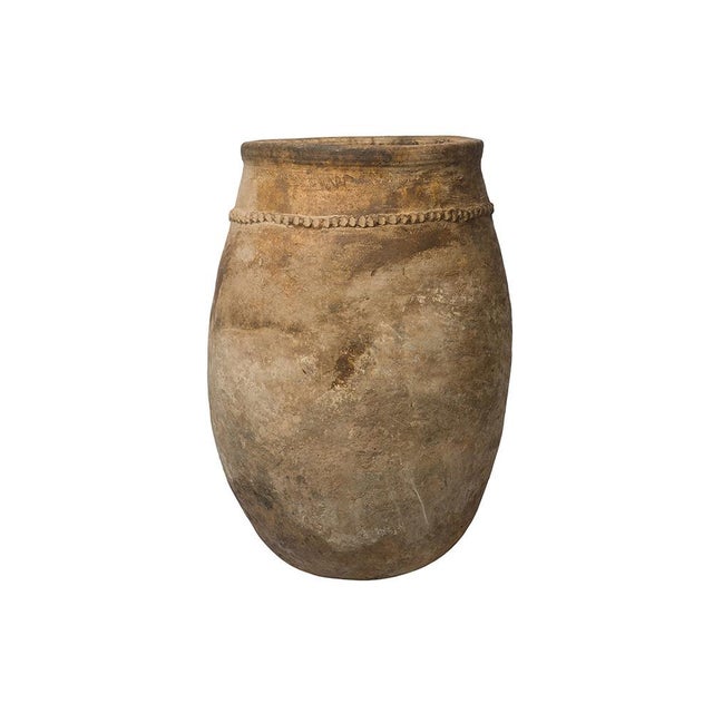 Rustic Moroccan Berber Clay Jar in Earthenware For Sale - Image 3 of 8