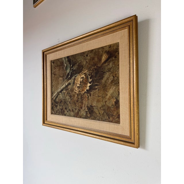 American 1970s Vintage William Preston Floral Still Life – Watercolor on Board, Framed For Sale - Image 3 of 9