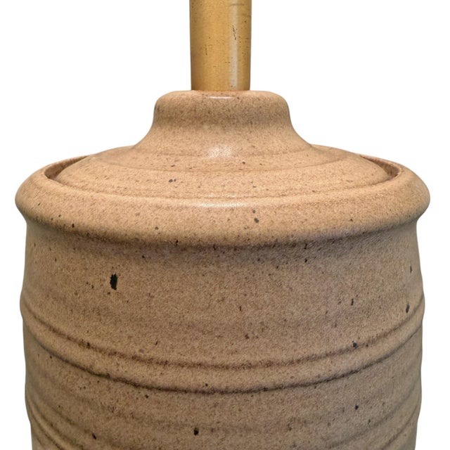 Monumental American Studio Pottery Table Lamp For Sale In Chicago - Image 6 of 13