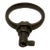 Century Furniture Co Dark Antique Brass/Bronze Decorative Key Pull For Sale