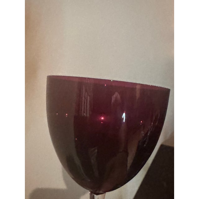 Mid 20th Centur Baccarat Crystal Wine Perfection Pattern Hock Set - 6 Pieces For Sale - Image 11 of 12