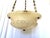 2000 - 2009 Mid Century Modern Alabaster Pendant, Brass Hardware For Sale - Image 5 of 11