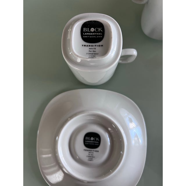 Late 20th Century Langenthal Espresso Coffee Set Gerald Gulotta Design for Block- 17 Pieces For Sale - Image 4 of 6