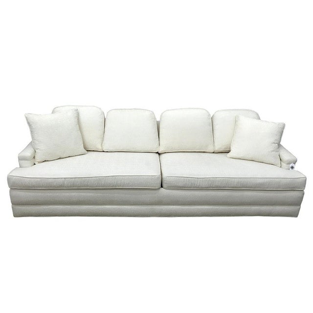 Mid Century Modern White Sofa Chairish