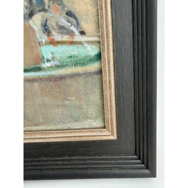 Early 1900s French Landscape Oil Painting For Sale - Image 4 of 6
