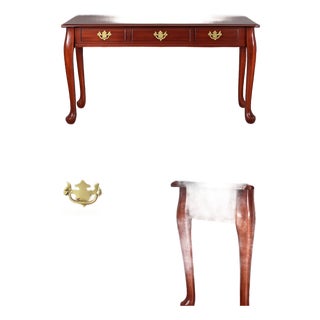 Mid-Century Cherry-finish Writing Desk For Sale