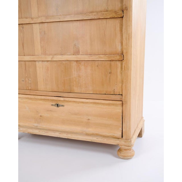 Chamber Cabinet in Pine with Round Legs and Drawers, 1900s For Sale - Image 12 of 18