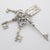 Vintage Italian Handmade Genuine Silver Bunch of Keys Figurine, 1980s For Sale - Image 16 of 16