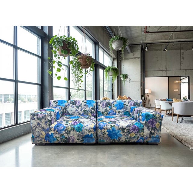 Modular 2-Seater Sofa by Piero Lissoni for Kartell, Set of 2, in Very Good conditions. Designed 1990 to 1999 This piece...