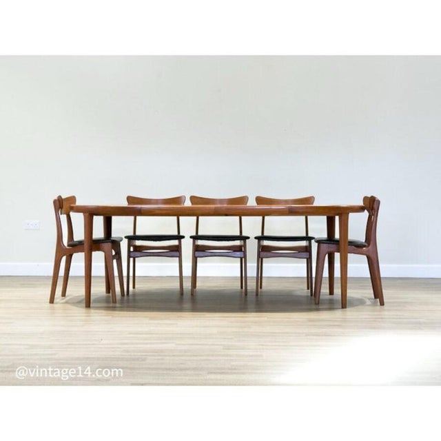 Mid-Century Danish Double Extending Teak Model 16 Dining Table by VV Møbler, 1965 For Sale - Image 17 of 17