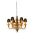 Murano Twisted Rope Chandelier For Sale
