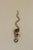 Egyptian Revival Style Engraved Brass Cobra Sconces, Set of 2 For Sale - Image 6 of 18