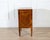 19th-Century Italian Louis XVI–Style Walnut and Marquetry Bedside Cabinet For Sale - Image 9 of 11