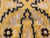 Vintage French Area Rug, Hand-Knotted Wool, Allover Geometric Design, Tan & Black, 6x9 For Sale - Image 15 of 17