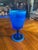 1 American Hobnail Blue Opalescent Westmoreland Style Goblet For Sale - Image 10 of 12