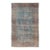 Blue Background Antique Persian Mohajerah Rug With Salmon, Blue, Green, and Red For Sale