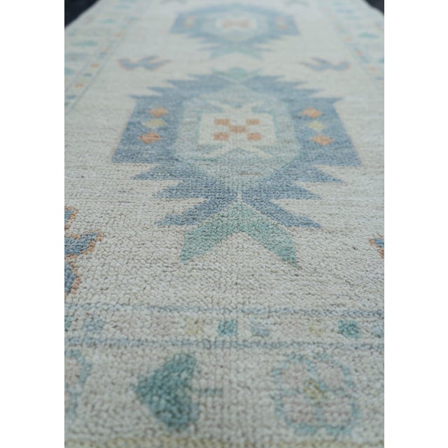 Oushak Rug 2'1" x 3'10" #17150 For Sale In Houston - Image 6 of 8