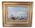 Gérard Roux / Rouxe, Beach Scene in Normandy, 1960s, Oil on Panel, Framed For Sale