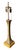 Mid-Century Modern Mid Century Modern Stewart Ross James Patinated Bronze Table Lamp For Sale - Image 3 of 4