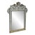 Venetian Cut + Etched Glass Gypsy Wall Mirror For Sale