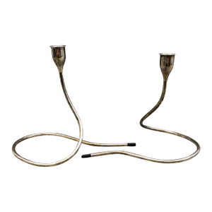 Mid 20th Century Towle Marion Anderson Noyes Sterling Silver Pair of Candlesticks Candle Holders