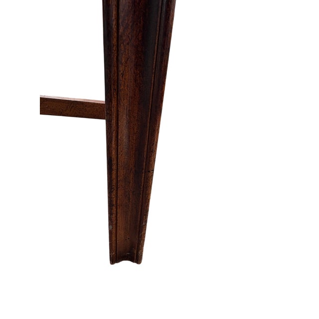 Late 20th Century Wooden Butler's Tray Table With Glass Inset Panels For Sale - Image 17 of 18