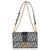 Beige Navy Oblique Jacquard 30 Montaigne Chain Bag For Sale - Image 8 of 8