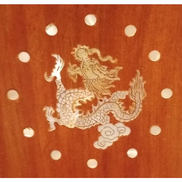 Chinoiserie Chinoiserie Rosewood Rocking Chair For Sale - Image 3 of 11