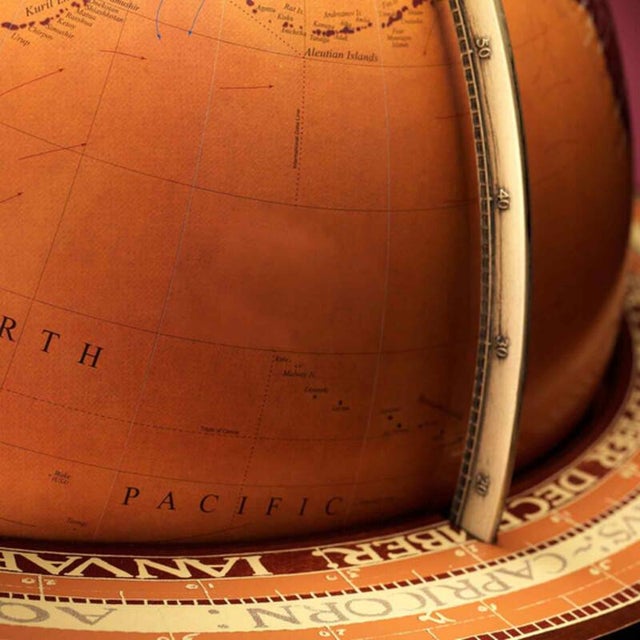 Aries Globe Bar by Zoffoli Mappamondi For Sale - Image 4 of 8