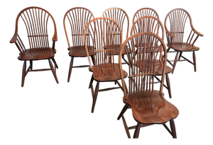 Vintage Pennsylvania House Windsor Dining Chairs – Set of 8