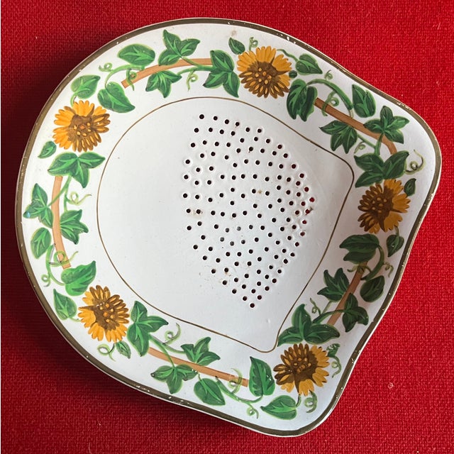 English 19th Regency Creamware Dairy Skimmer or Strainer for Cream For Sale - Image 3 of 7