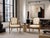 Beautiful chairs in excellent condition. Has been renovated with new seating and padding. Fabric with some small stains on...