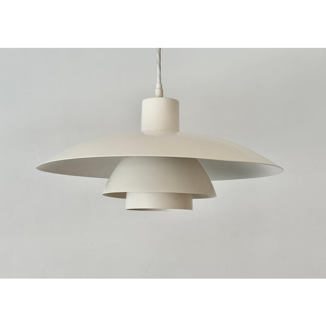White PH 4/3 Pendant Lamp by Poul Henningsen for Louis Poulsen, Denmark, 1960s For Sale - Image 10 of 18
