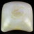 Mid 20th Century Murano Vintage Seguso Gold Flecks White Deep Pink Italian Art Glass Folded Over Rim Bowl Dish For Sale - Image 5 of 5