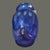 Vintage Hand Blown Art Glass Cobalt Blue Neoclassical Form Vase For Sale - Image 6 of 9