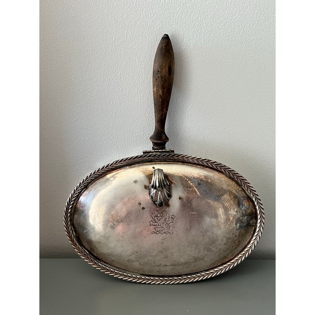 Traditional Silver Plate Silent Butler or Crumb Catcher For Sale - Image 3 of 8