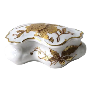 French Porcelain Jewelry Box