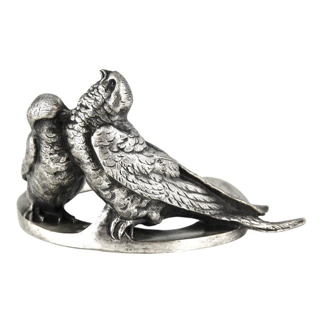 Art Nouveau Bronze Sculpture of Swallows by Louis Albert Carvin, 1900 For Sale - Image 4 of 10