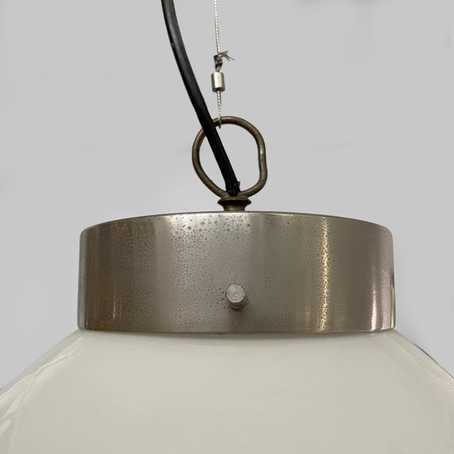 Mid-Century Modern Italian Delta Pendant Light attributed to Sergio Mazza for Artemide, 1950s For Sale - Image 10 of 12