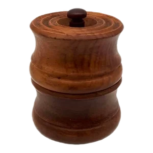 Vintage Danish Modern Nissen Denmark Teak Wood Pepper Mill & Salt Shaker Combo