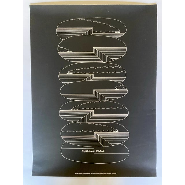 Black Dieter Roth 1970 Serigraph Print Entitled “Schifffahrts & Windetüde” For Sale - Image 8 of 10