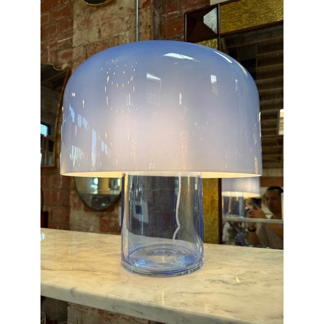 1970s Lt226 Murano Glass Table Lamp by Carlo Nason for Mazzega, Italy For Sale In Los Angeles - Image 6 of 9