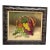 Large Vintage Mid Century Original Painting of Grapes Tumbling From a Basket For Sale