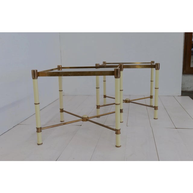 1980s Pair of 1980s Modern Side Table For Sale - Image 5 of 9